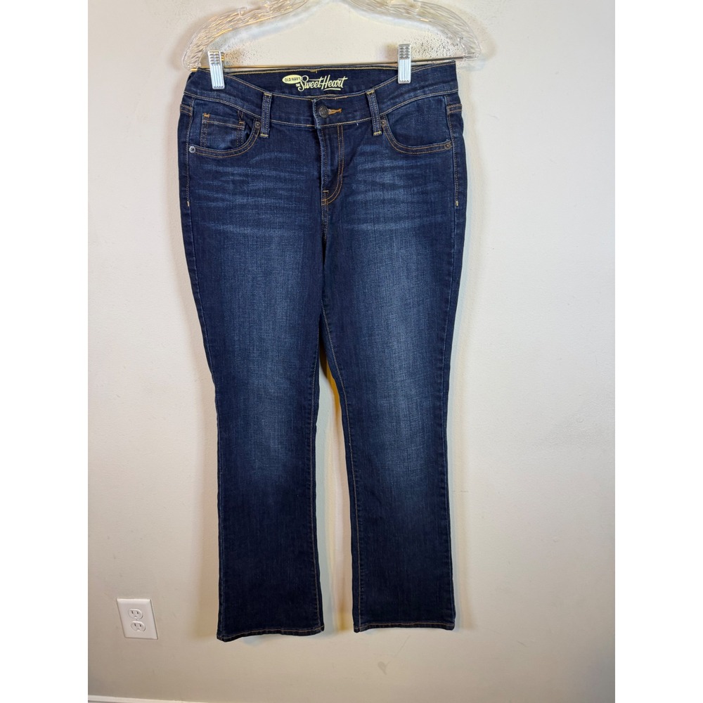 Old Navy Womens Bootcut Jeans The Sweetheart Dark Wash Blue 6 Regular